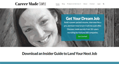 Desktop Screenshot of careermadesimple.com